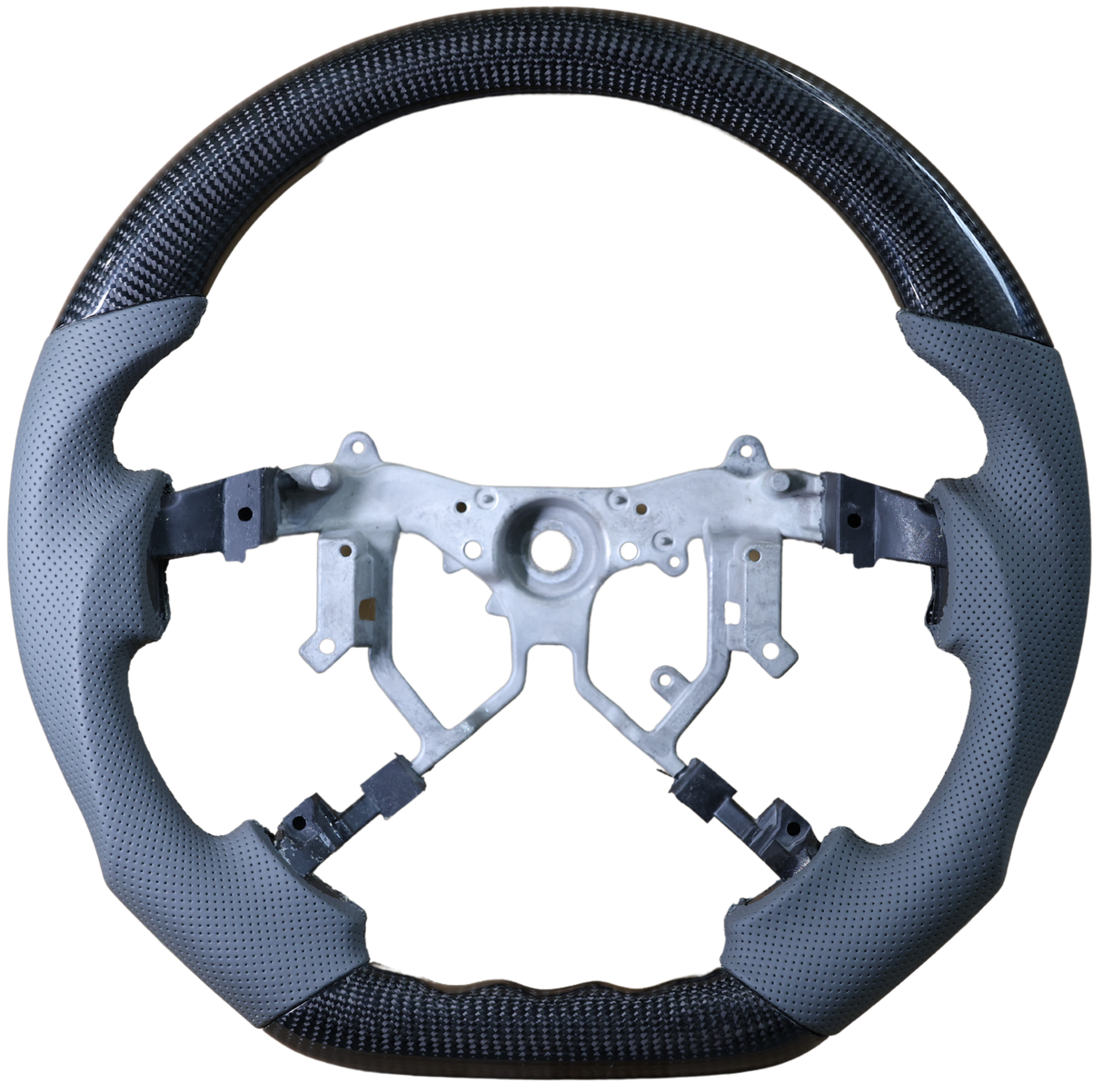 OEM Traditional Carbon Grey Leather Steering Wheel Core for Toyota