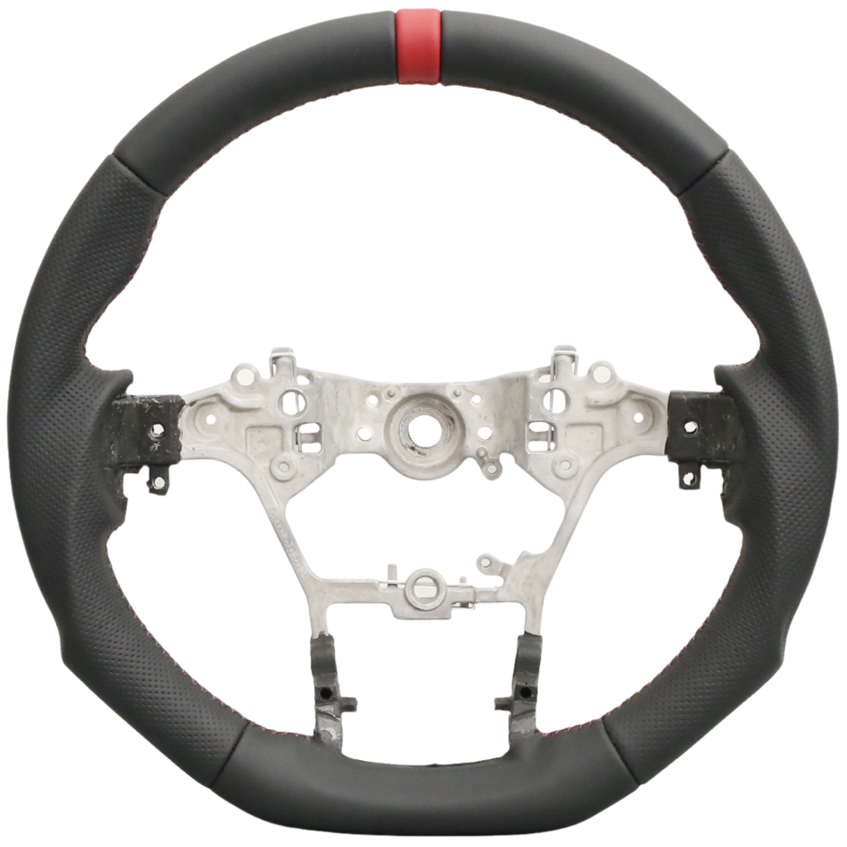 GRS Merlot Red Leather Steering Wheel Core for Toyota N80 Hilux, Fortuner & 70 Series