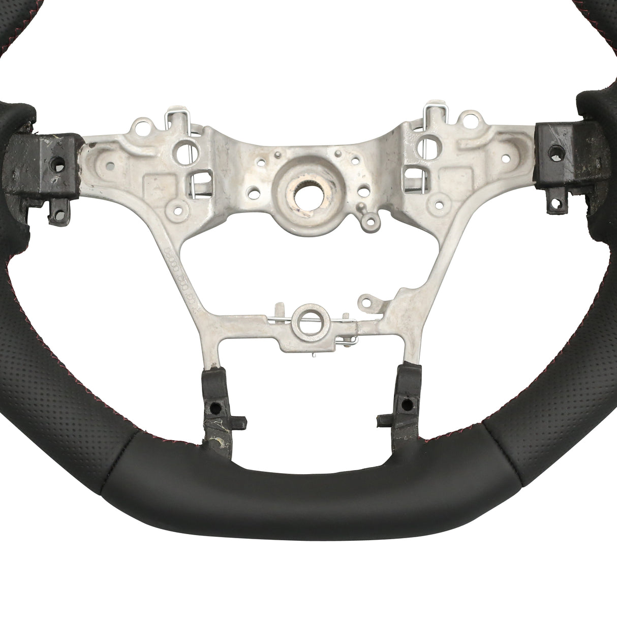 GRS Merlot Red Leather Steering Wheel Core for Toyota N80 Hilux, Fortuner & 70 Series