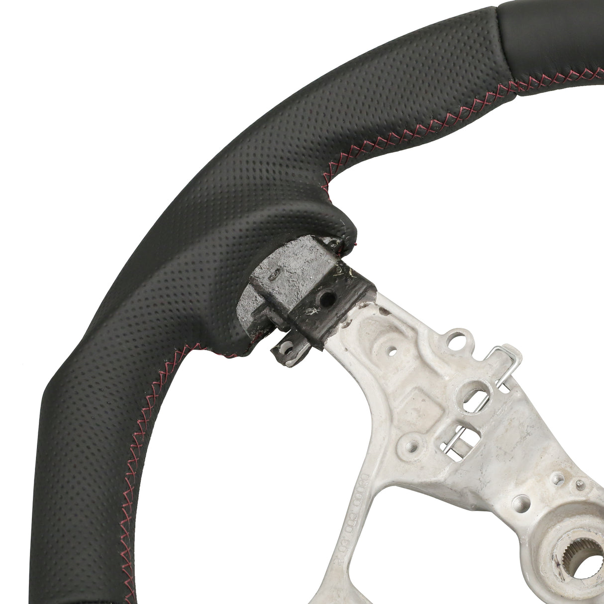 GRS Merlot Red Leather Steering Wheel Core for Toyota N80 Hilux, Fortuner & 70 Series