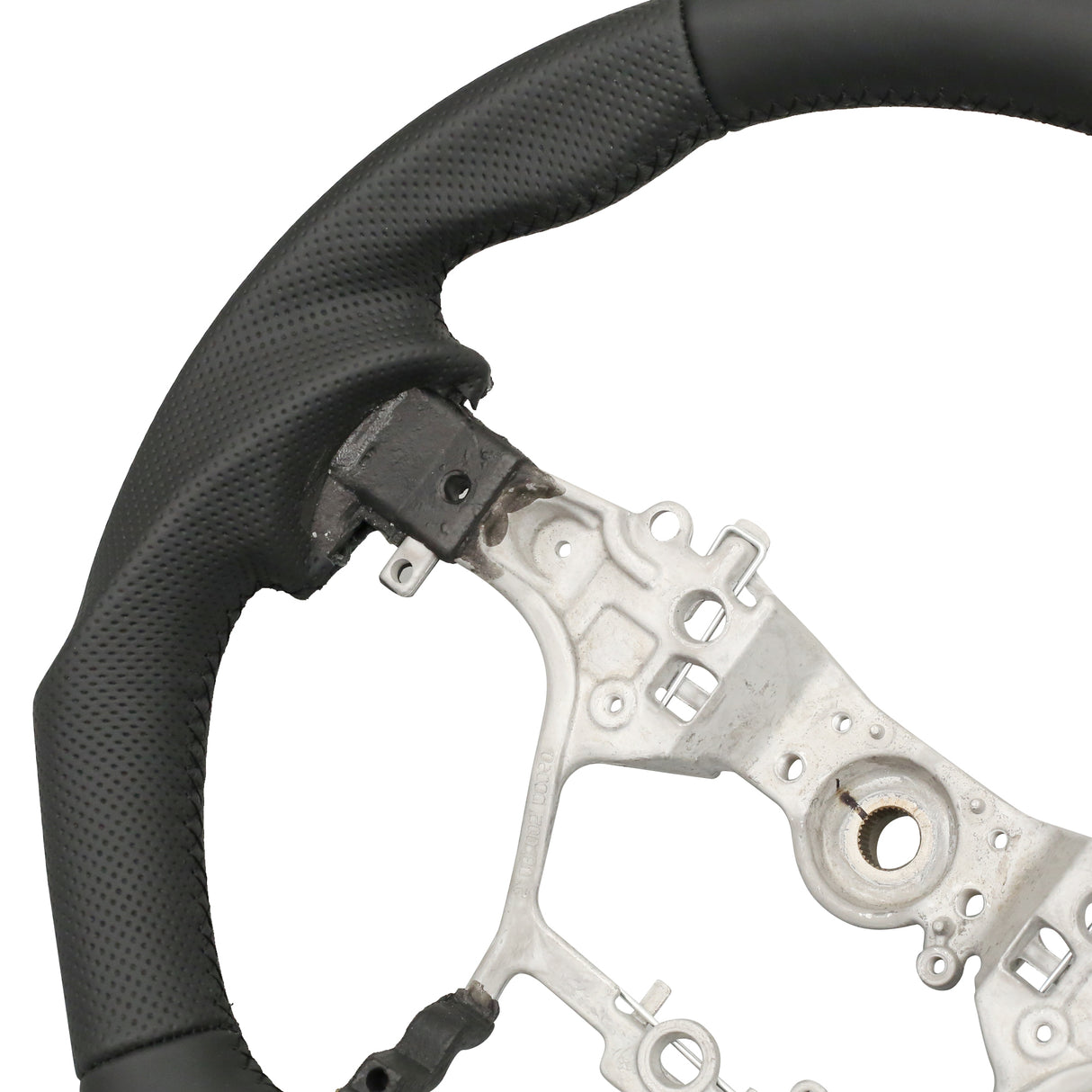 GRS Black Leather Steering Wheel Core for Toyota N80 Hilux, Fortuner & 70 Series