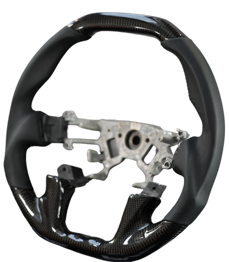 Rari Carbon Black Leather Steering Wheel Core to suit Nissan Y62 Patrol (2013-2017) | Clearance