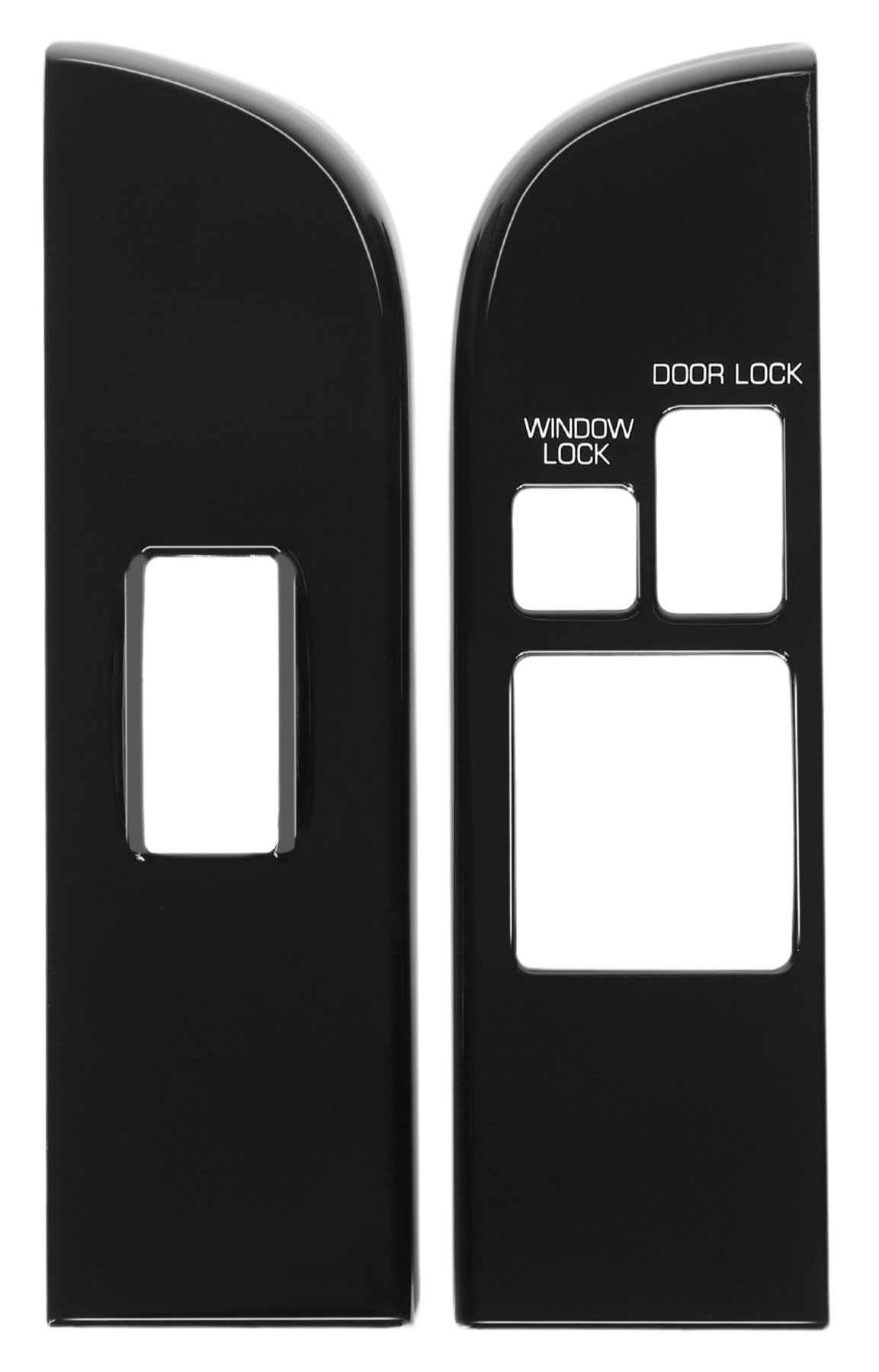 Black-out Window Switch Cover Kit to suit Toyota Landcruiser 79 Series Single Cab