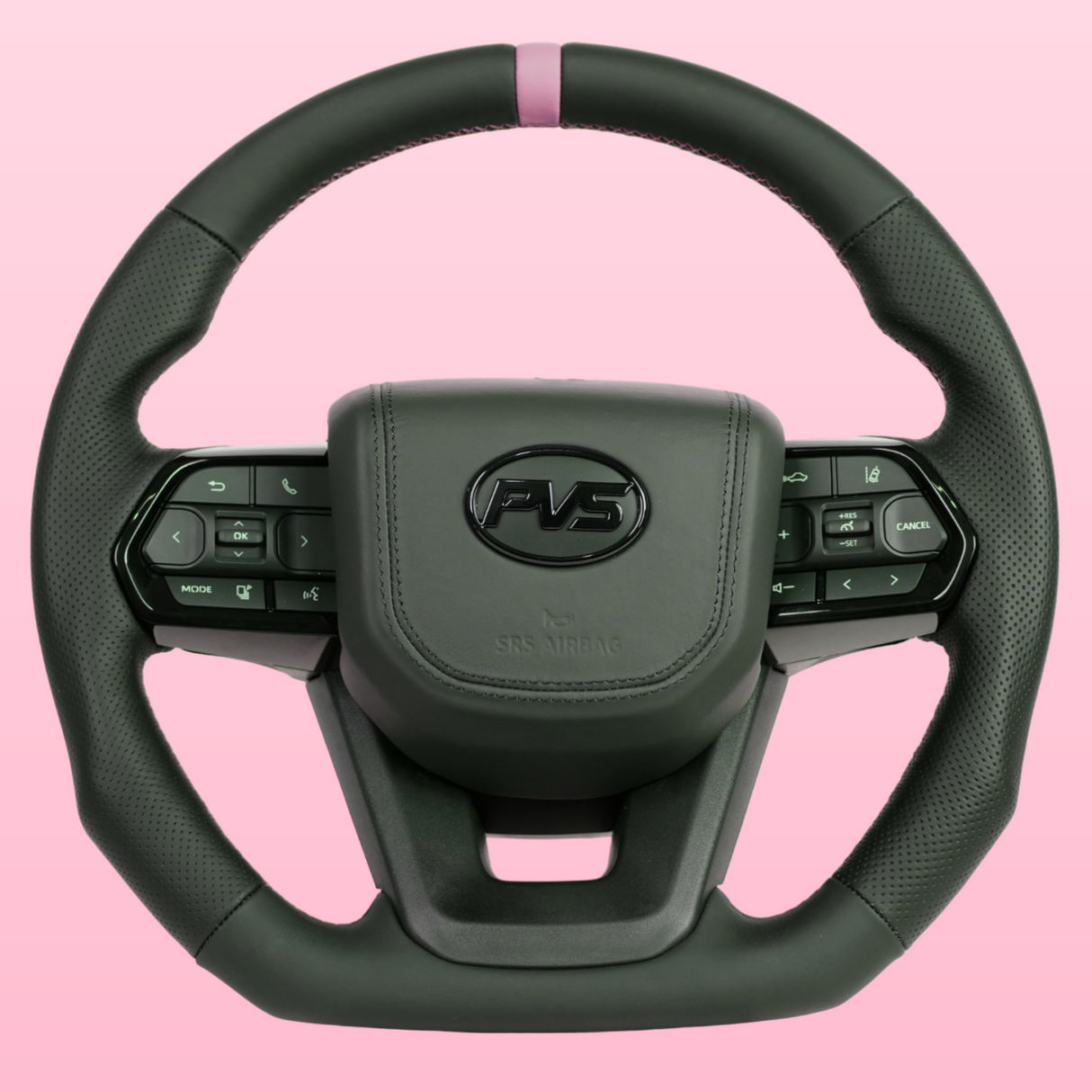 Pink Limited Edition V5 Leather 300 Style Steering Wheel Upgrade Kit for Toyota