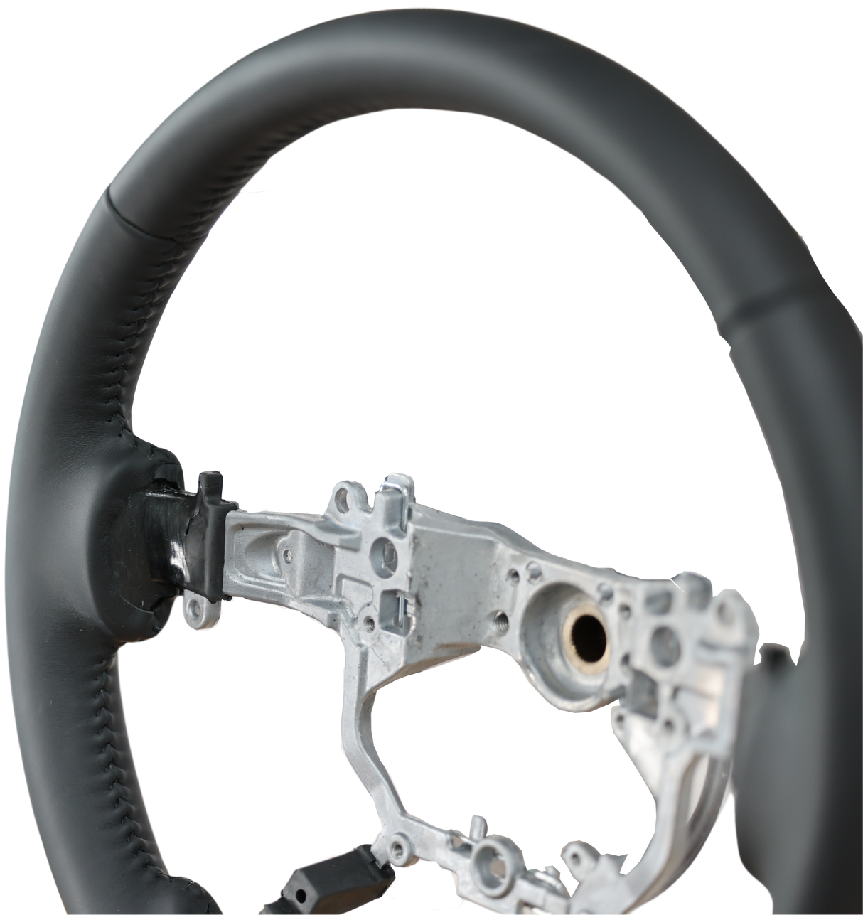 Basic Black Leather Steering Wheel Core for 150 Prado & 200 Series LandCruiser 2016-2022