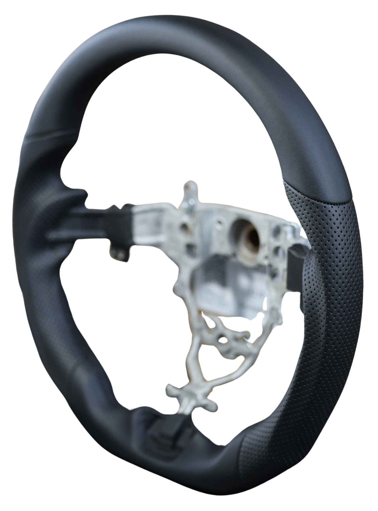 Sports Black Perforated Leather Steering Wheel Core to Suit Suzuki Jimny 2018+