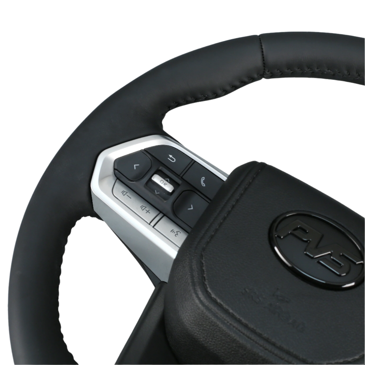 Basic Black Leather 300 Style Steering Wheel Upgrade Kit for Toyota