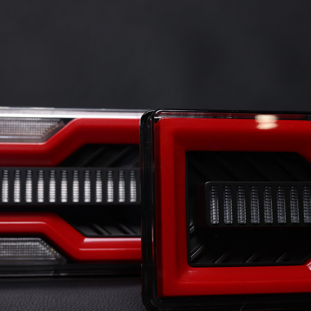 Clear LED Tail Lights Plug n Play for LandCruiser 79 Series/Hilux Genuine Toyota Tray or Tub