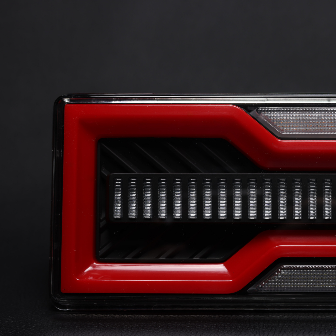 Clear LED Tail Lights Plug n Play for LandCruiser 79 Series/Hilux Genuine Toyota Tray or Tub