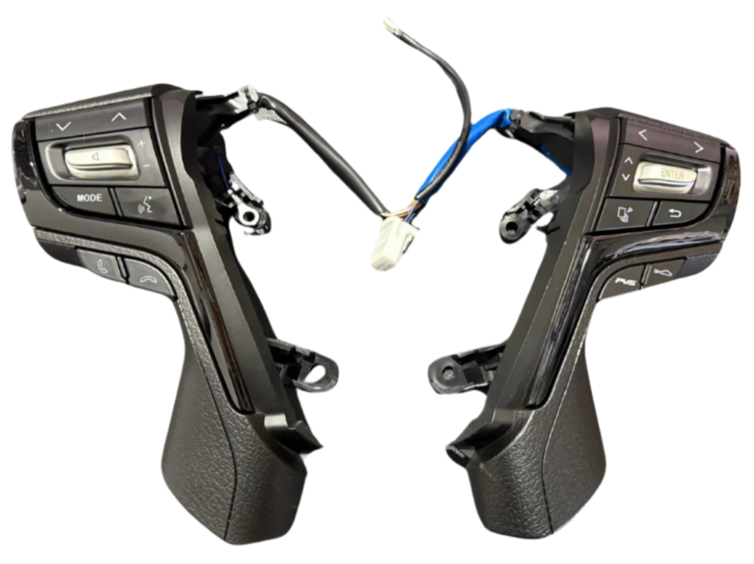 Black Steering Wheel Controls to suit LandCruiser 200 Series GX/GXL 2016+
