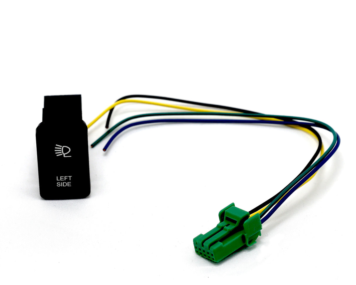 Vertical White LED Push Switch to suit 200 Series Landcruiser | Hilux N80
