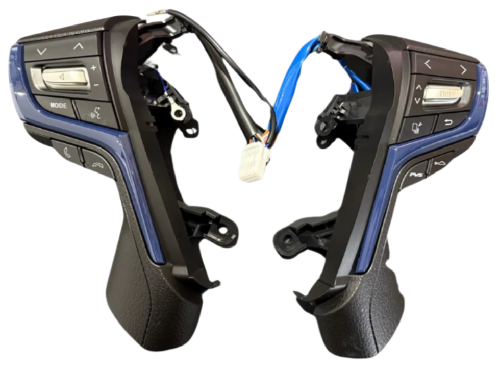 Black Steering Wheel Controls to suit LandCruiser 200 Series GX/GXL 2016+