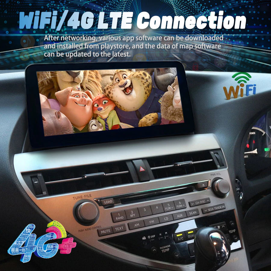 12.3" CarPlay System For Lexus RX350 2009-2014