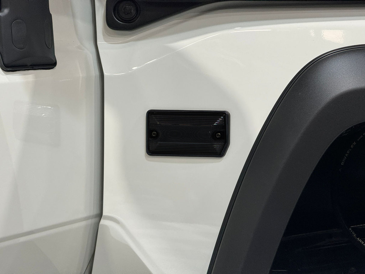 Smoked Turn Signal Side Marker + Front Corner Indicator Combo to suit Toyota LandCruiser 70 Series (09/2023+)