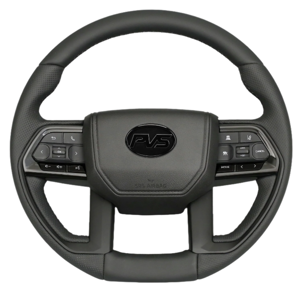 Sports Black Leather Steering Wheel Upgrade Kit for Toyota