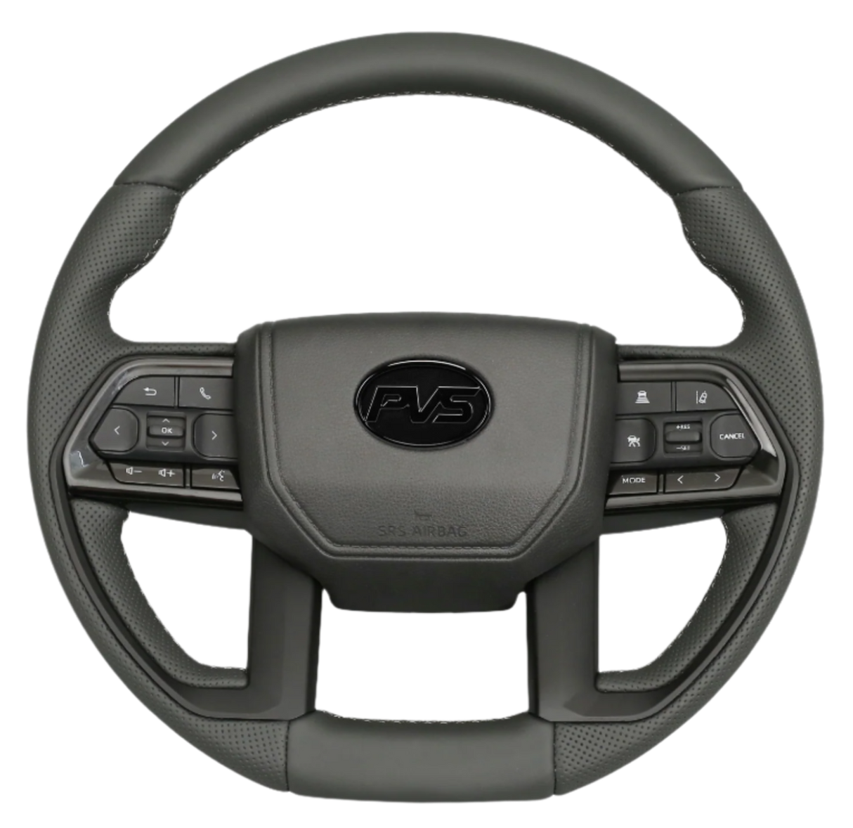 Sports Grey Leather Steering Wheel Upgrade Kit for Toyota