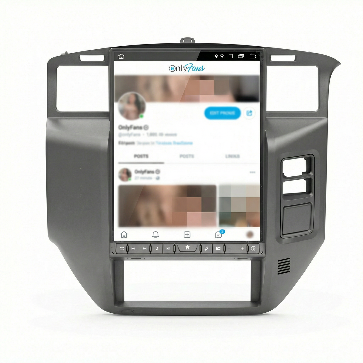 12.1 inch Multimedia Headunit to suit Nissan Y61 GU Patrol 2004 - 2016