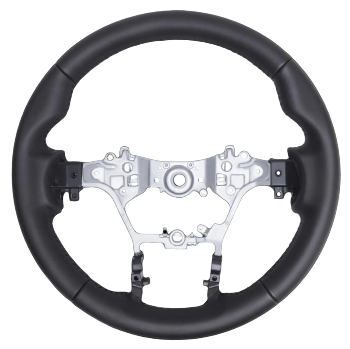 Basic Black Leather Steering Wheel Core for Toyota N80 Hilux, Fortuner & 70 Series