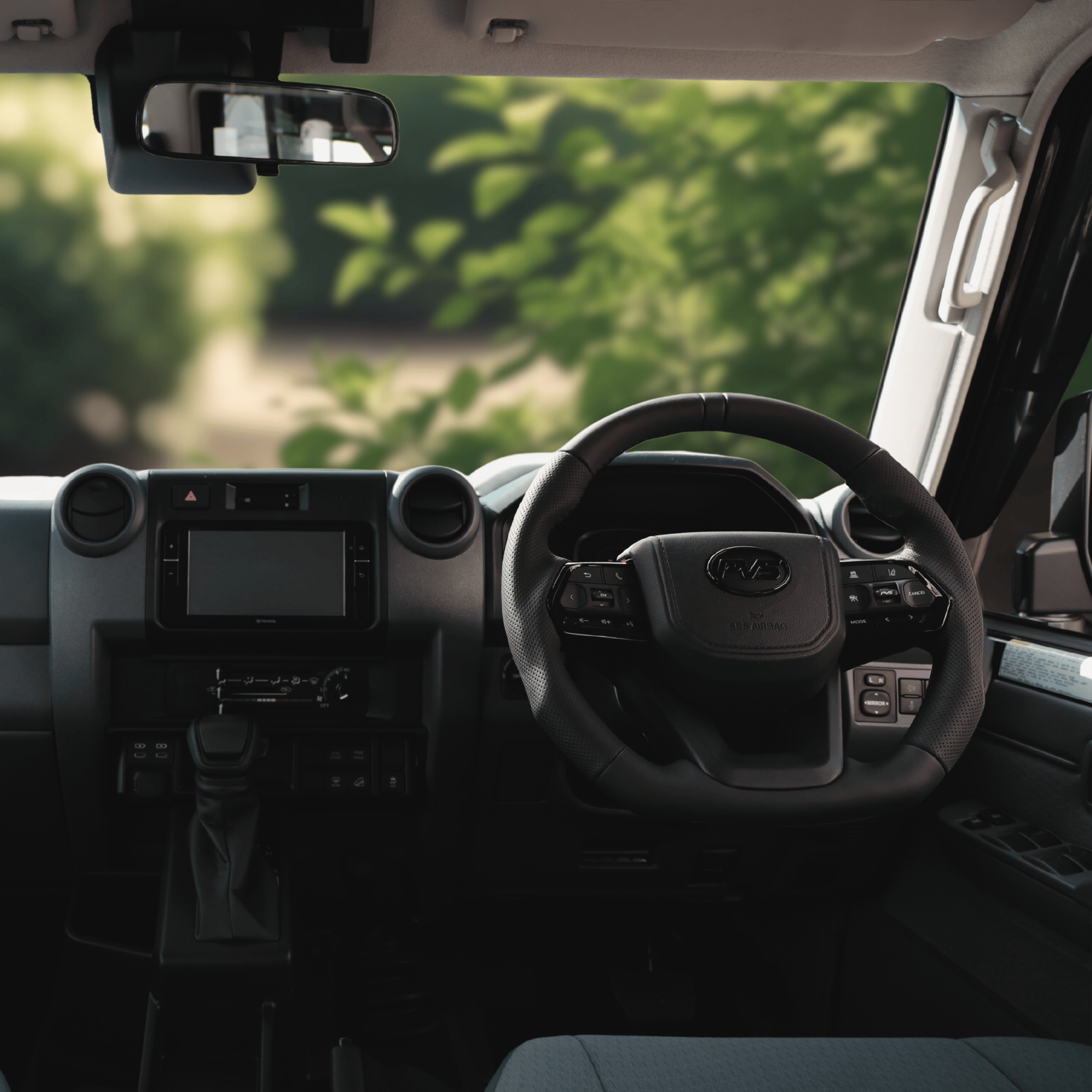 Black Limited Edition V5 Leather 300 Style Steering Wheel Upgrade Kit for Toyota