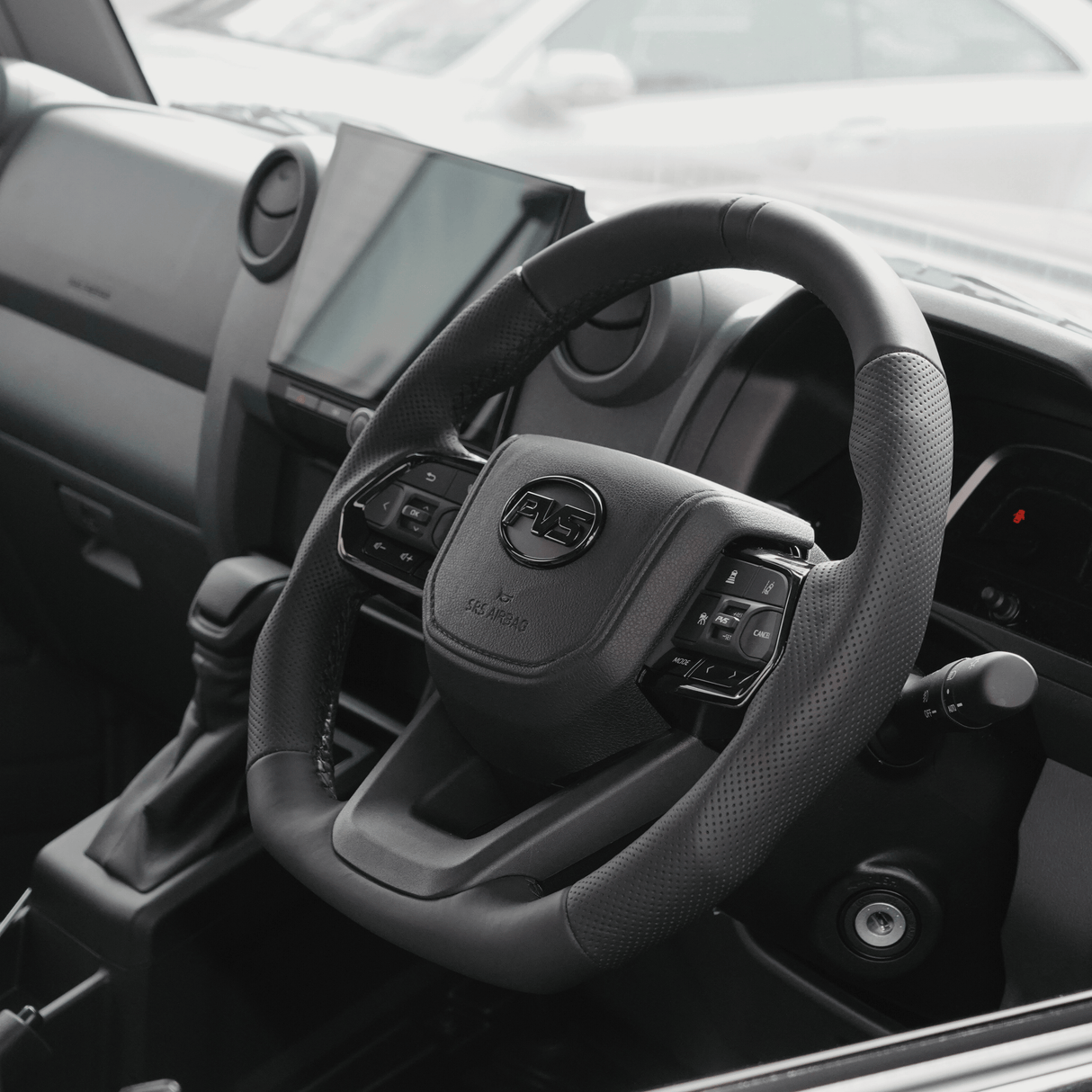 Black Limited Edition V5 Leather 300 Style Steering Wheel Upgrade Kit for Toyota