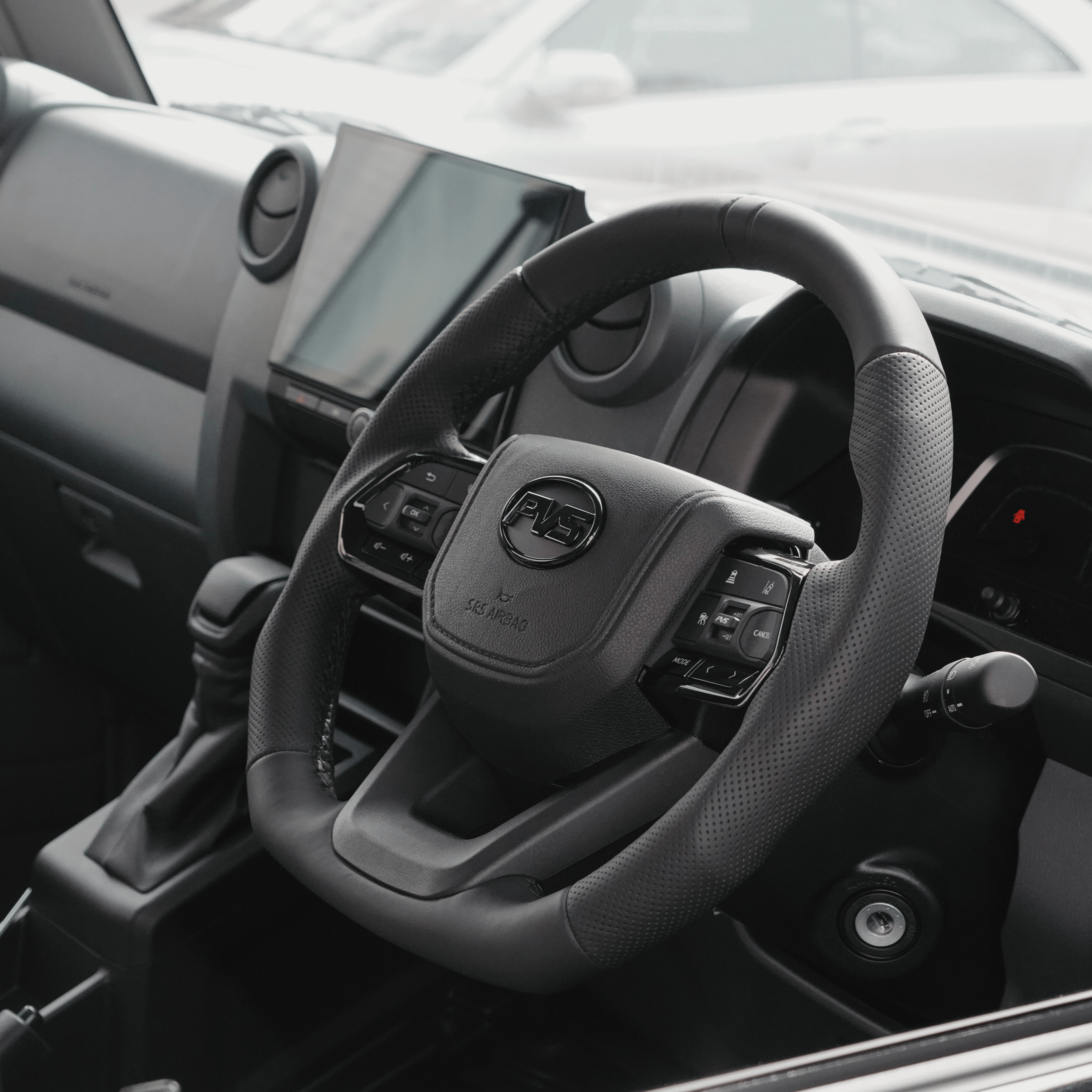 Black Limited Edition V5 Leather 300 Style Steering Wheel Upgrade Kit for Toyota