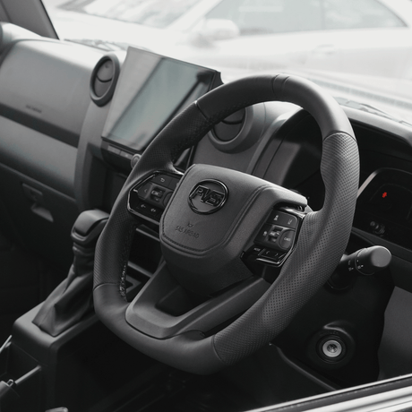 Black Limited Edition V5 Leather 300 Style Steering Wheel Upgrade Kit for Toyota