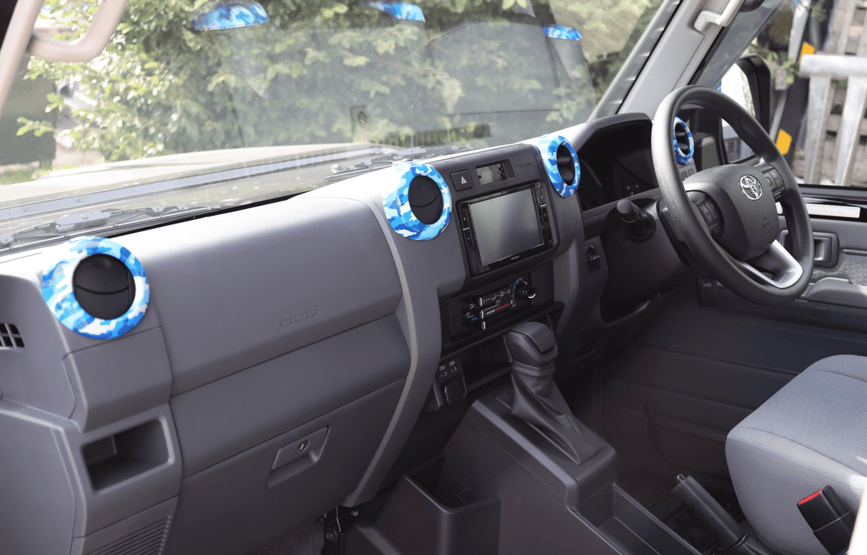 Front Air Vent Rings Covers to suit Toyota LandCruiser 70 Series
