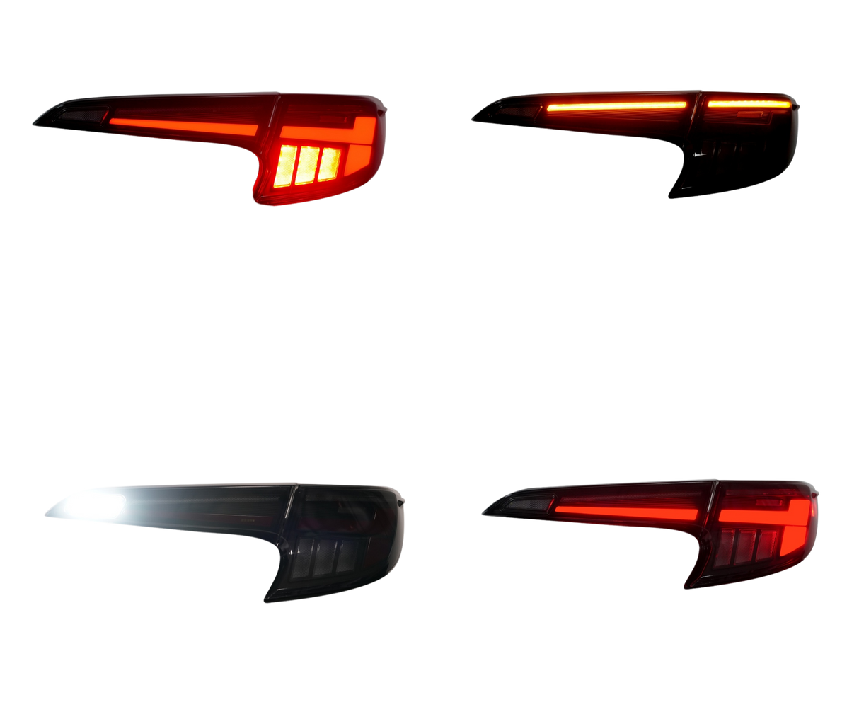 Smoke Full Led Tail Lights For Toyota Corolla Hatch & GR Sport (2015-2025)