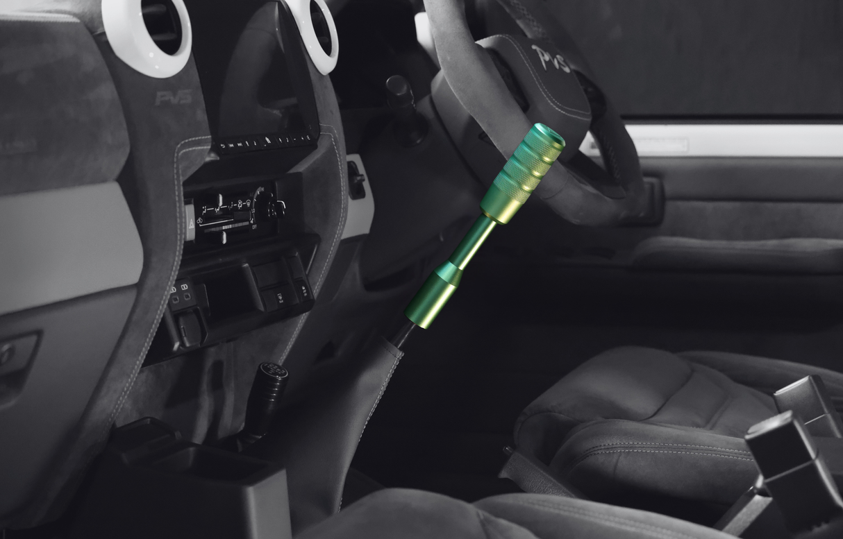 Aero Series Bundle - Circuit Gear Knob + 6.6" Gear Stick Extension to Suit Nissan GQ Patrol, Nissan Y61 GU Patrol (All Models)