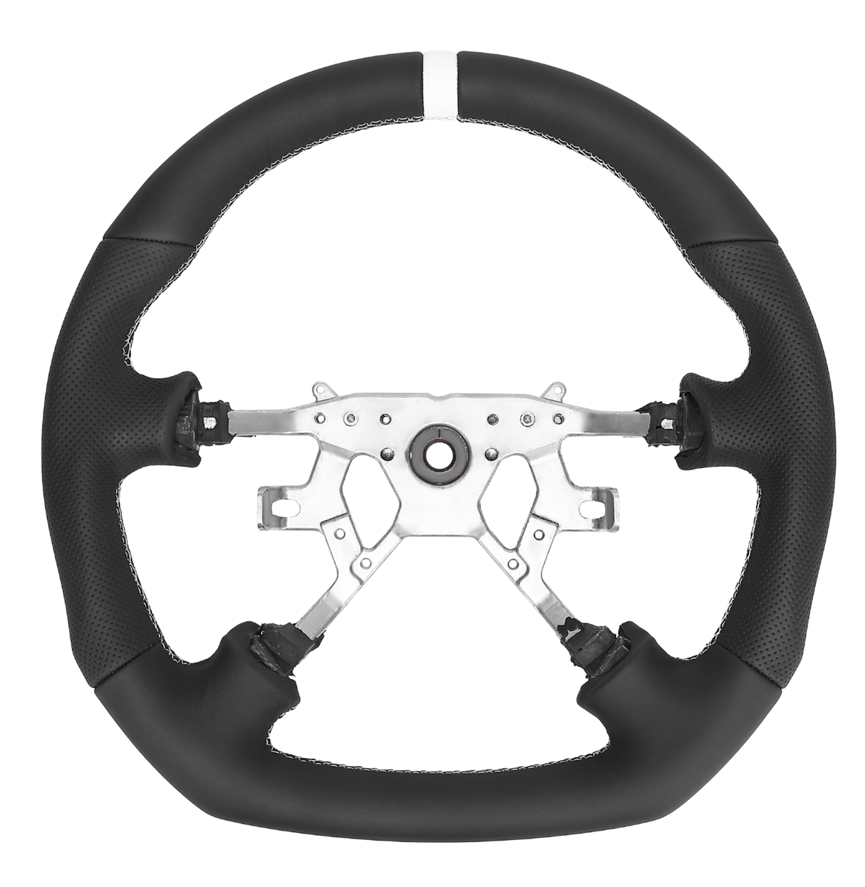 White Limited Edition Leather Steering Wheel Core to Suit Nissan Patrol Y61 GU