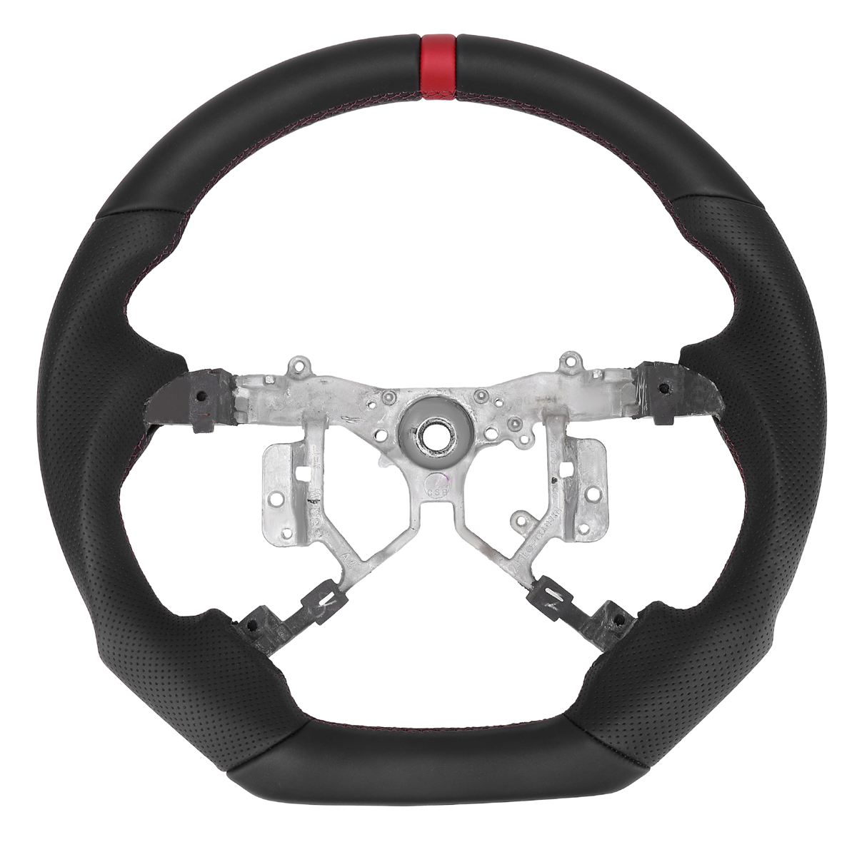 Red Limited Edition Leather with Perforated Sides Steering Wheel to suit Toyota Hilux N70 Facelift (06/2011-04/2015)