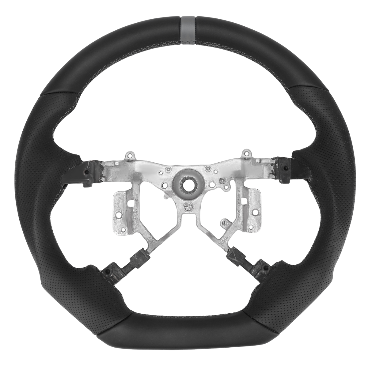 Graphite Limited Edition Leather with Perforated Sides Steering Wheel to suit Toyota Hilux N70 Facelift (06/2011-04/2015)