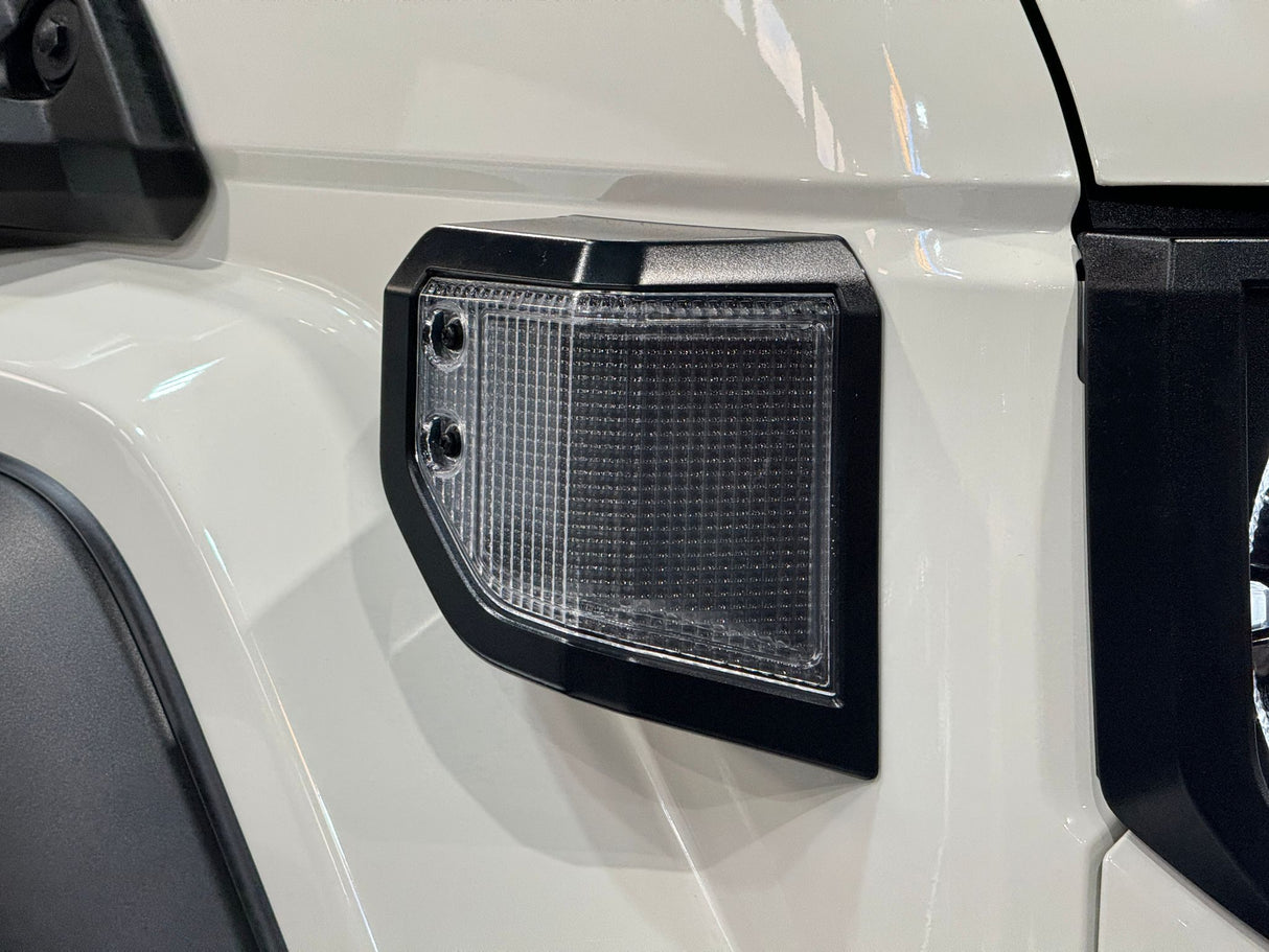 Clear/Crystal Front Corner Indicator Lights to suit Toyota LandCruiser 70 Series (09/2023+)