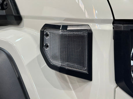 Clear/Crystal Front Corner Indicator Lights to suit Toyota LandCruiser 70 Series (09/2023+)