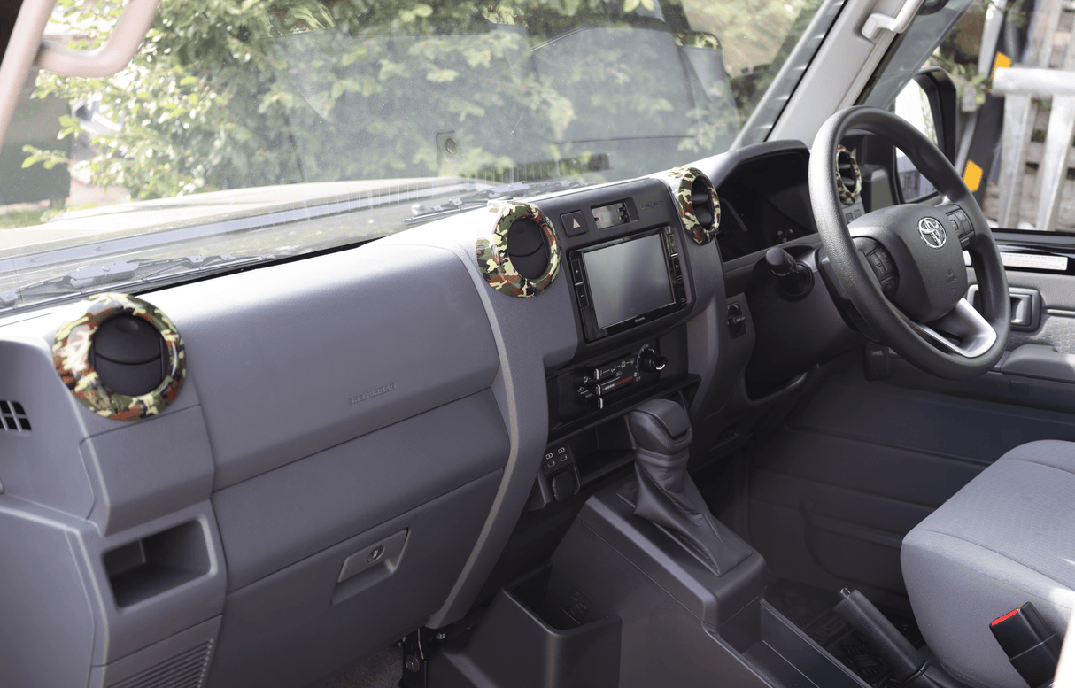 Front Air Vent Rings Covers to suit Toyota LandCruiser 70 Series