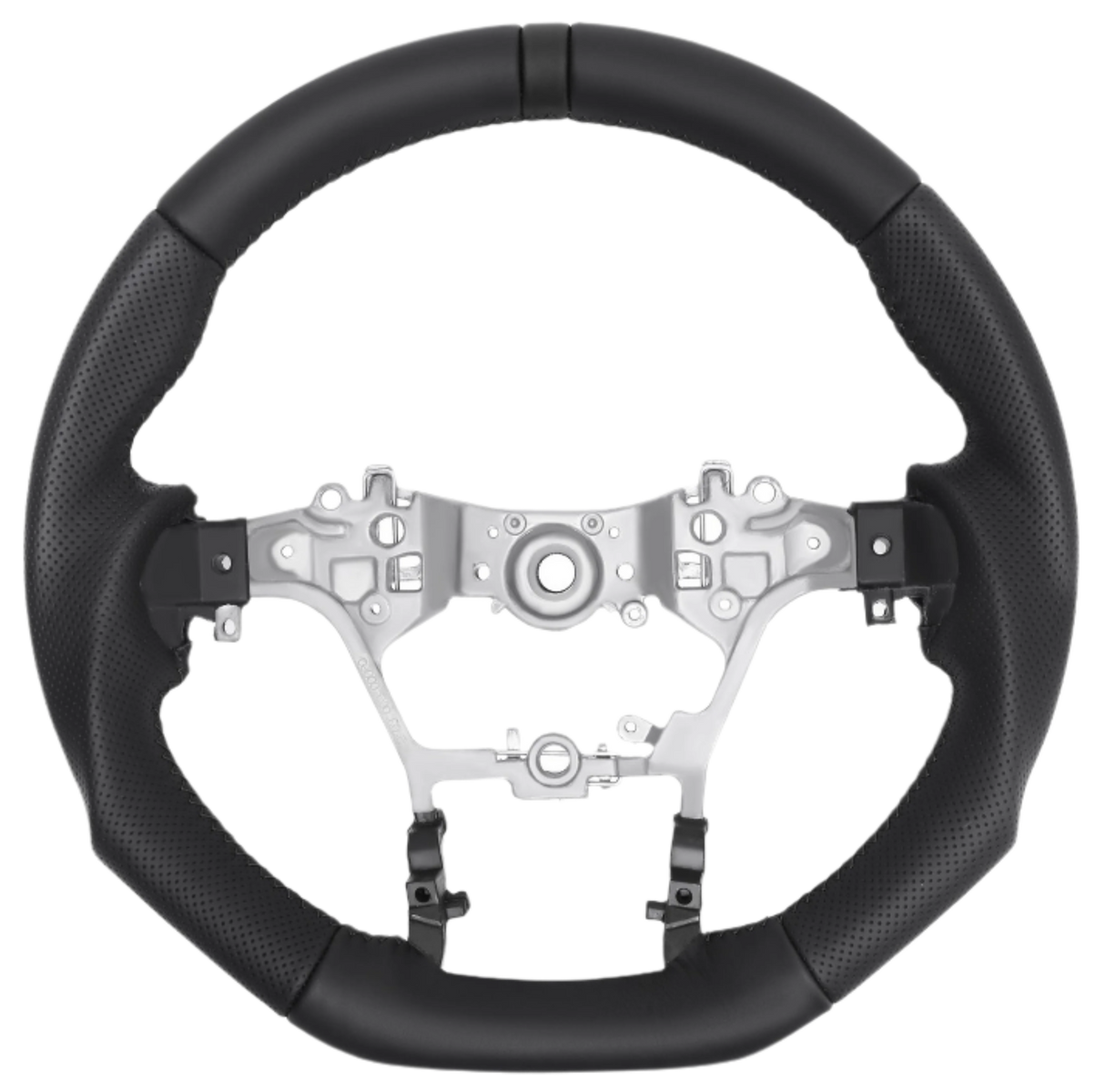 GRS Black Leather Steering Wheel Core for Toyota N80 Hilux, Fortuner & 70 Series
