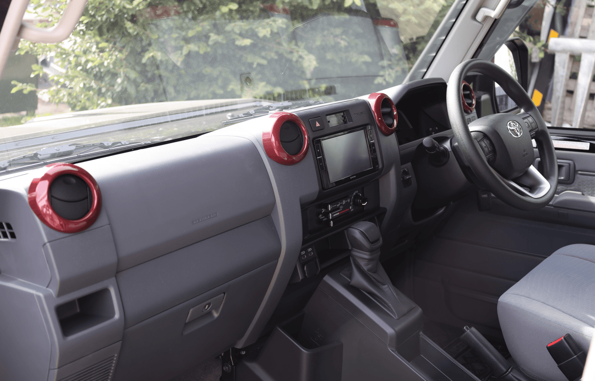 Front Air Vent Rings Covers to suit Toyota LandCruiser 70 Series