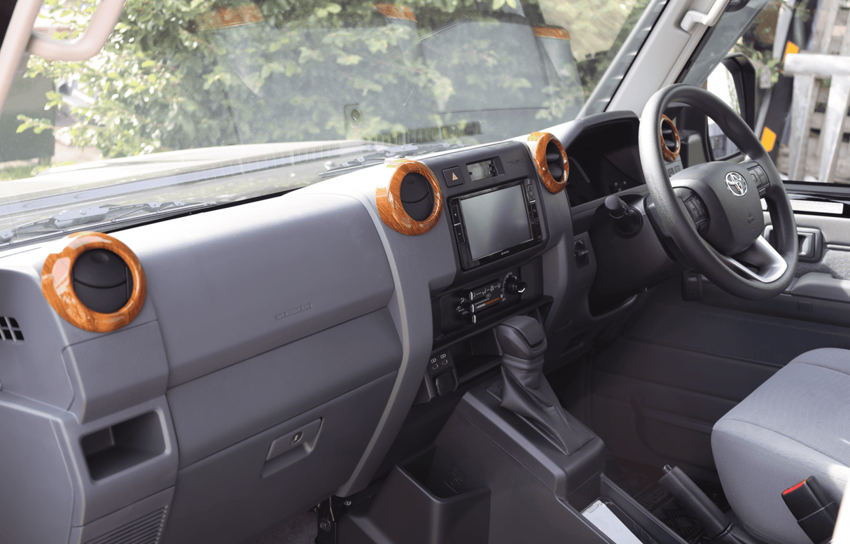 Front Air Vent Rings Covers to suit Toyota LandCruiser 70 Series