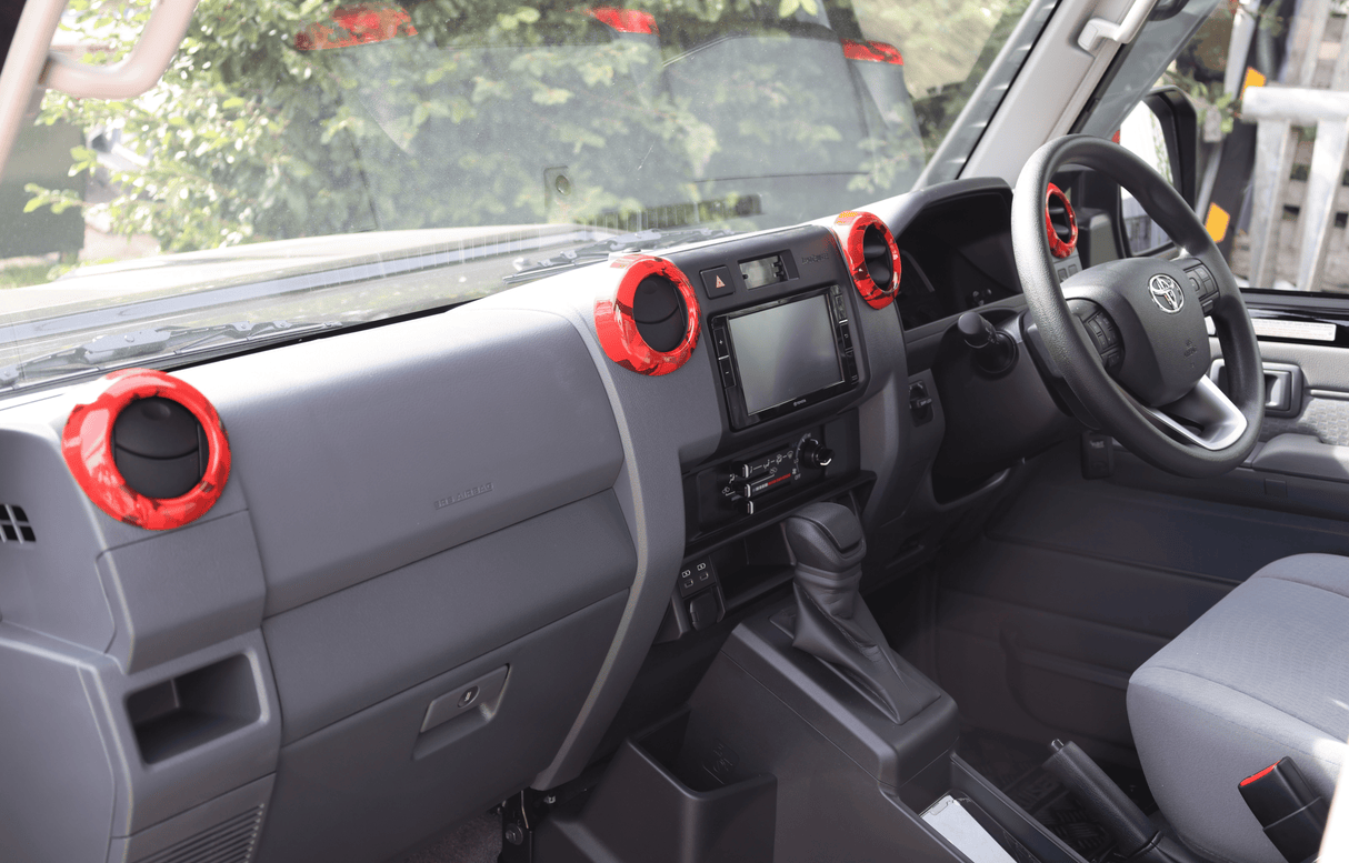Front Air Vent Rings Covers to suit Toyota LandCruiser 70 Series