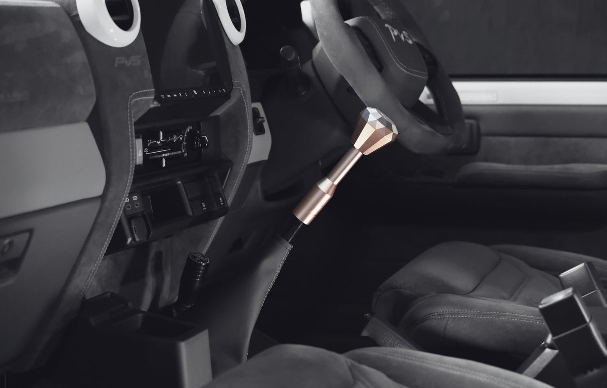 Aero Series Bundle - Prism Gear Knob + 6.6" Gear Stick Extension to Suit Nissan GQ Patrol, Nissan Y61 GU Patrol (All Models)