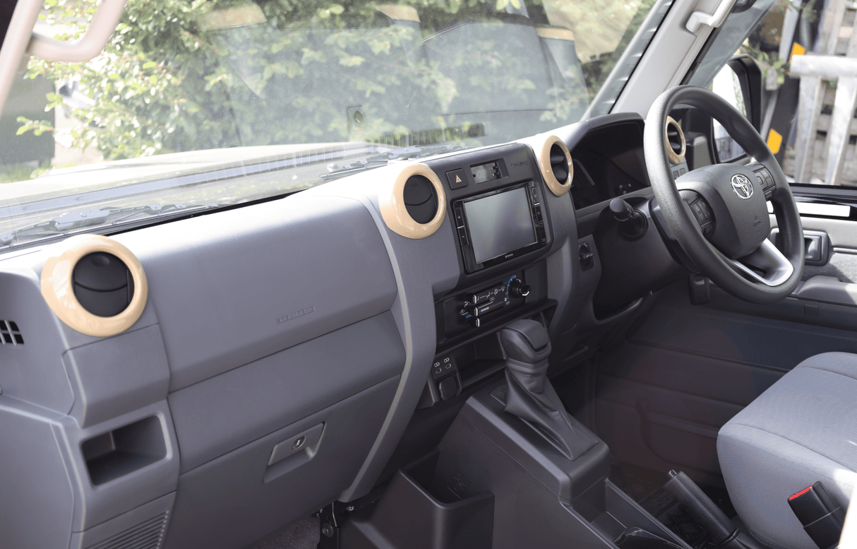 Front Air Vent Rings Covers to suit Toyota LandCruiser 70 Series