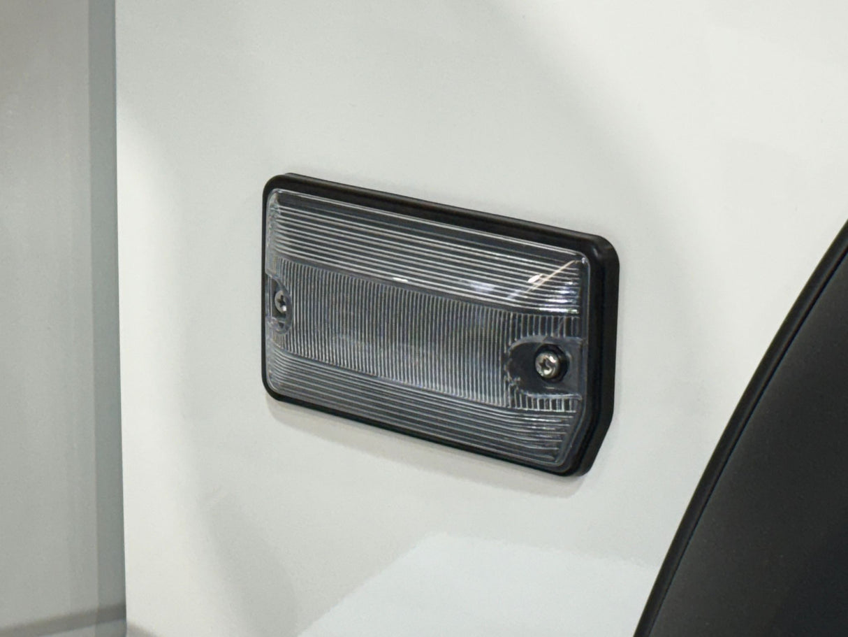 Clear/Crystal Turn Signal Side Marker + Front Corner Indicator Combo to suit Toyota LandCruiser 70 Series (09/2023+)