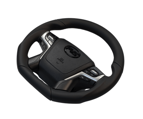 Sports Black Leather 200 Style Steering Wheel Upgrade Kit for Toyota