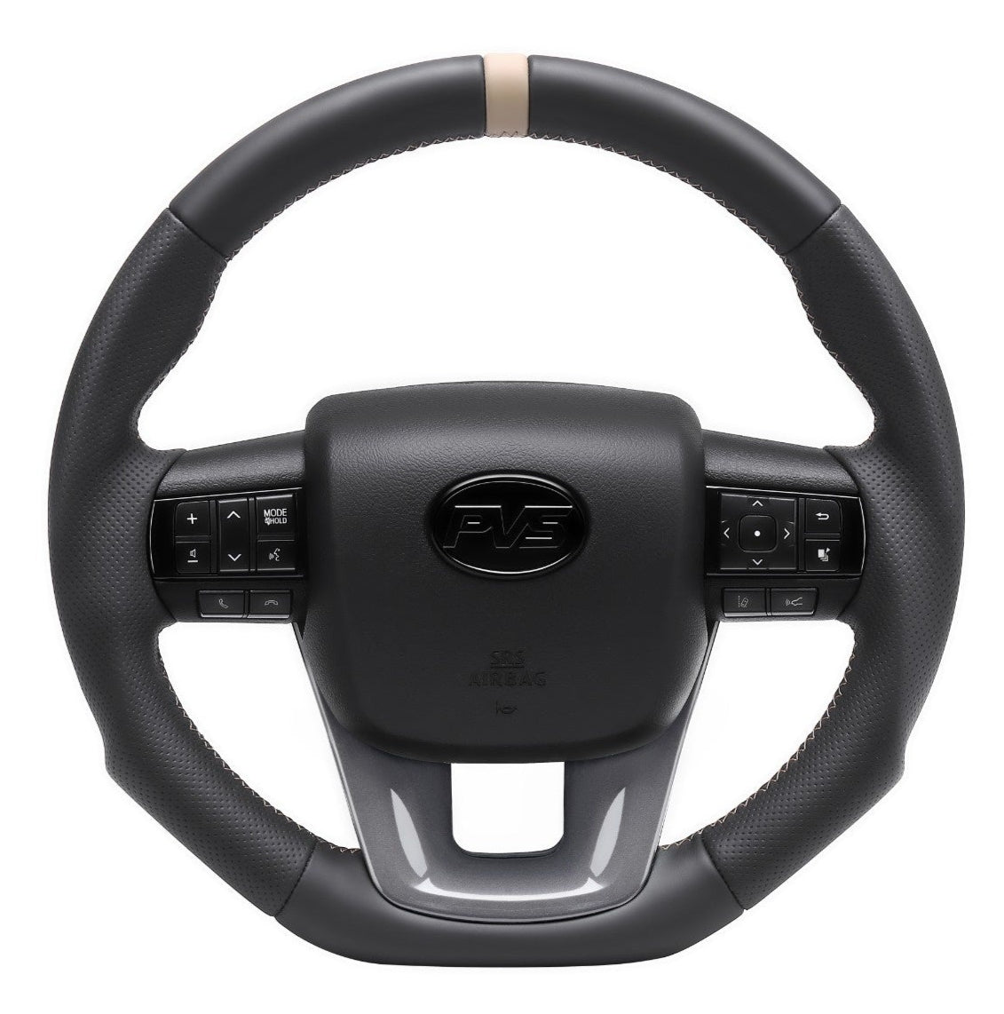 GRS Sandy Taupe Leather Steering Wheel Upgrade Kit For Toyota