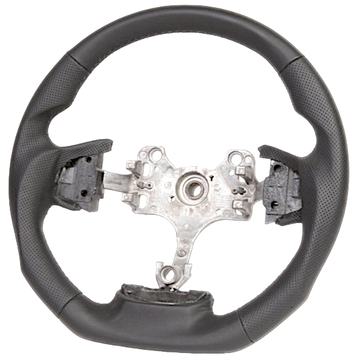 Sports Black Leather With Perforated Sides Steering Wheel Core to suit Isuzu D-Max/MU-X 2012-2019