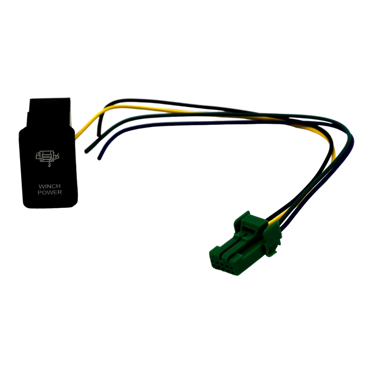 Vertical White LED Push Switch to suit 200 Series Landcruiser | Hilux N80