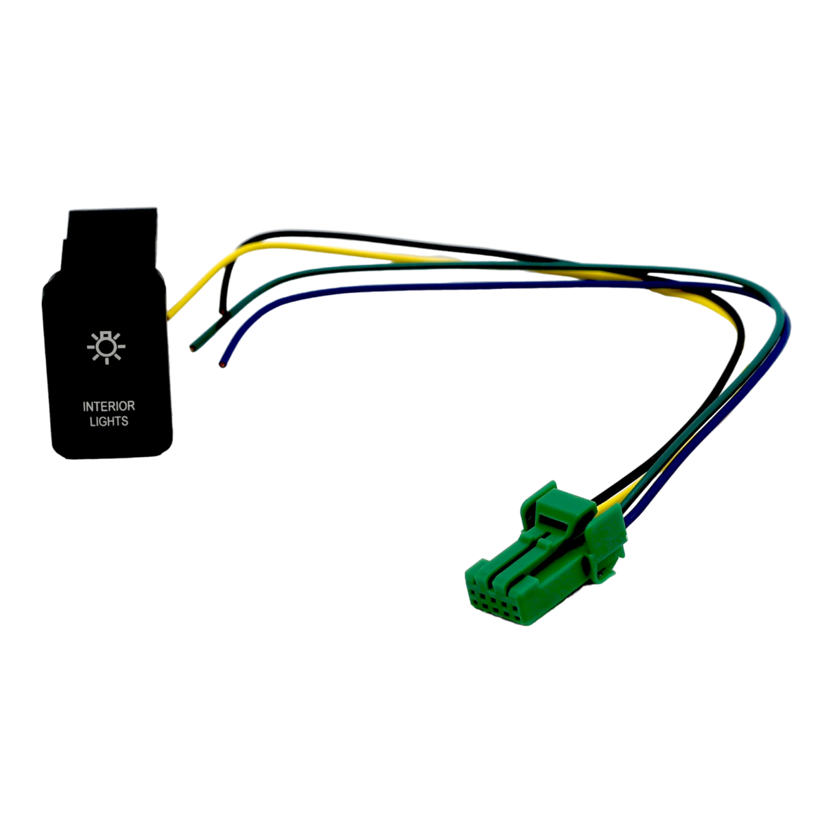 Vertical White LED Push Switch to suit 200 Series Landcruiser | Hilux N80