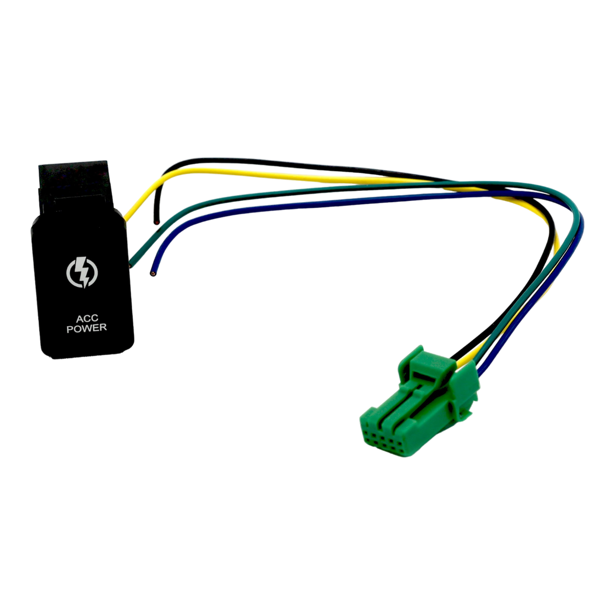 Vertical White LED Push Switch to suit 200 Series Landcruiser | Hilux N80