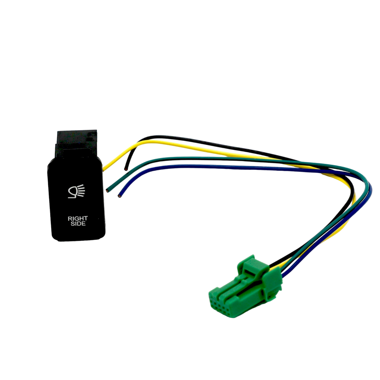 Vertical White LED Push Switch to suit 200 Series Landcruiser | Hilux N80