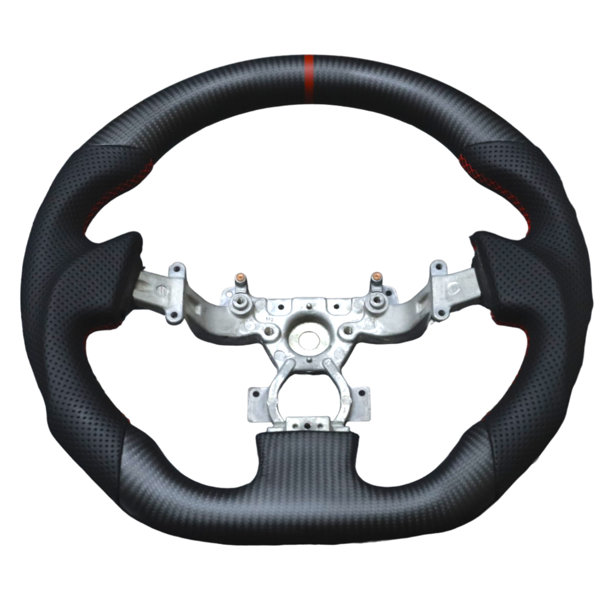 Matte Carbon Red Stitch Steering Wheel Core to Suit Nissan R35 GTR (2008-2016)